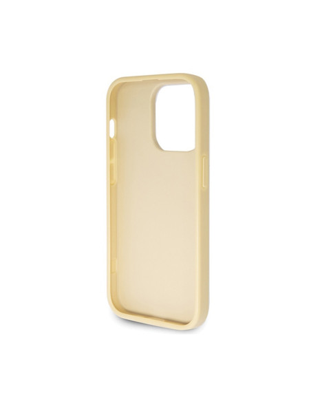 Etui Do iPhone 14 Pro Guess Glitter Script Big 4G Złoty
