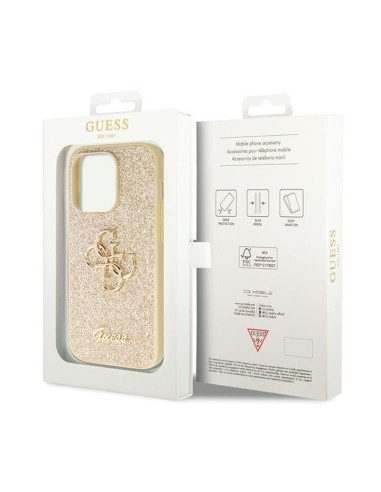 Etui Do iPhone 14 Pro Guess Glitter Script Big...