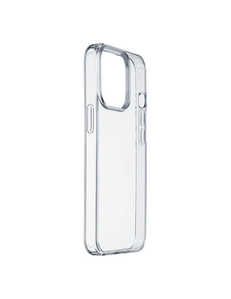 Etui Do iPhone 15 z ochroną antybakteryjną Cellularline Clear Strong Przezroczysty