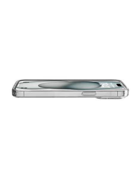 Etui Do iPhone 15 z ochroną antybakteryjną Cellularline Clear Strong Przezroczysty