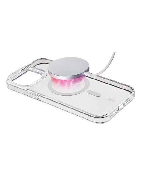 Etui Do iPhone 15 MagSafe Cellularline Gloss Mag Przezroczysty