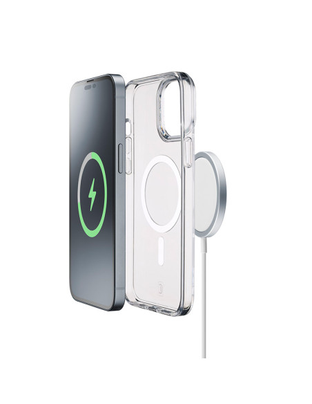 Etui Do iPhone 15 MagSafe Cellularline Gloss Mag Przezroczysty
