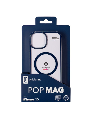 Etui Do iPhone 15 MagSafe Cellularline Pop Mag...