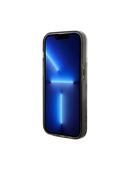 Etui Do iPhone 14 Pro Max Karl Lagerfeld Liquid Glitter Choupette Przezroczysty