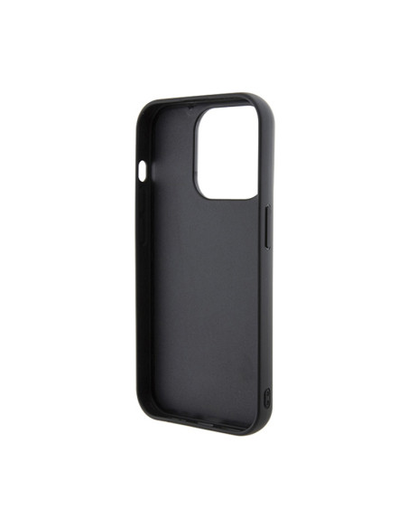 Etui Do iPhone 14 Pro Karl Lagerfeld Gripstand Saffiano Karl & Choupette Pins Czarny