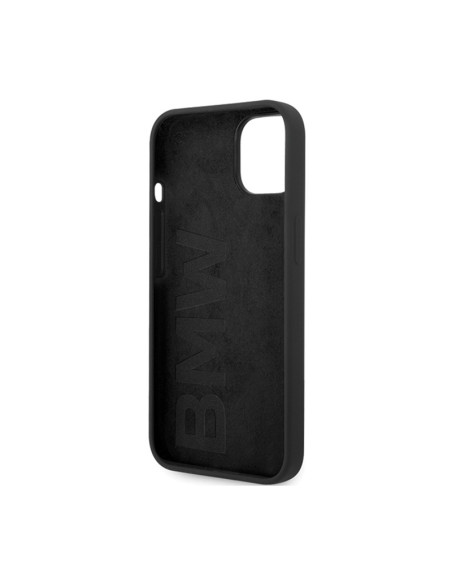 Etui Do iPhone 14 BMW Signature Liquid Silicone MagSafe Czarny