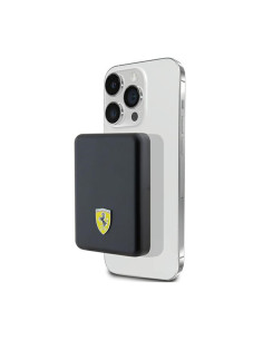 Powerbank indukcyjny 5000 mAh 15W MagSafe Ferrari Metal Logo MagSafe Czarny