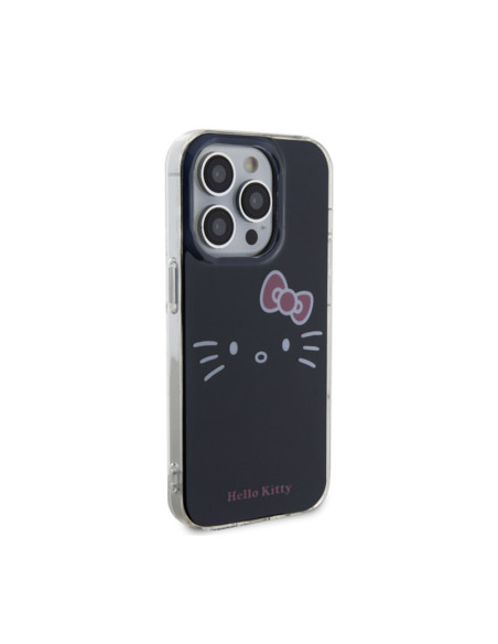 Etui Do iPhone 13 Pro Max Hello Kitty IML Kitty Face Czarny