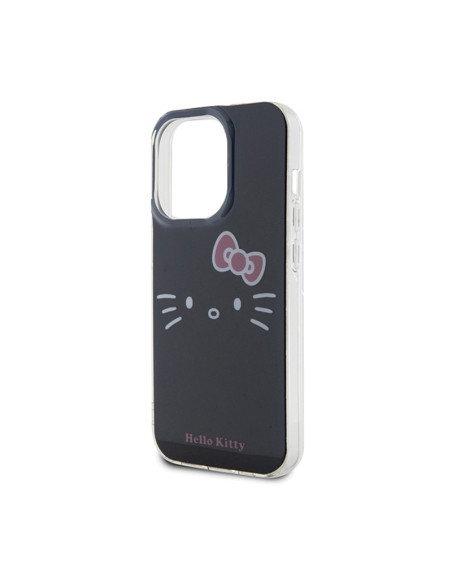 Etui Do iPhone 13 Pro Hello Kitty IML Kitty Face Czarny