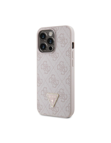Etui Do iPhone 13 Pro Max Guess Crossbody 4G Metal Logo Różowy