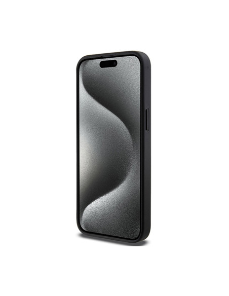 Etui Do iPhone 13 Pro Max Karl Lagerfeld Gripstand Saffiano Choupette Pins Czarny