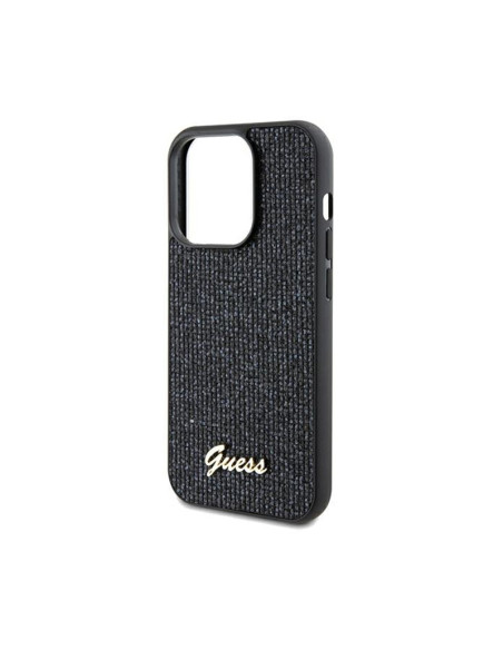 Etui Do iPhone 13 Pro Guess Disco Metal Script Czarny