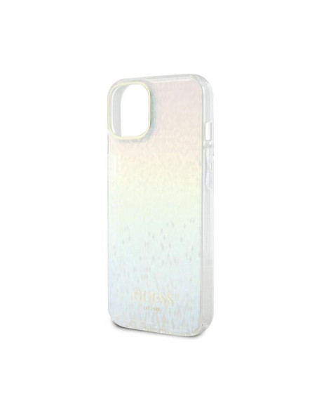 Etui Do iPhone 12 / 12 Pro Guess IML Faceted Mirror Disco Iridescent Wielokolorowy