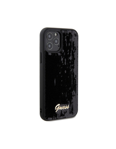 Etui Do iPhone 12 / 12 Pro Guess Sequin Script...