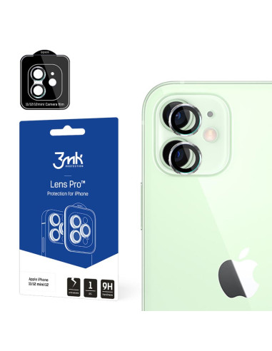 Szkło na obiektyw aparatu iPhone 12 / 12 Mini / 11 3mk Lens Protection Pro