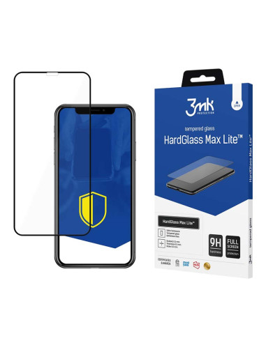 Szkło hartowane do iPhone 11 3mk HardGlass Max Lite Czarny