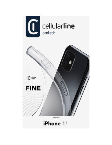 Etui Do iPhone 11 Cellularline Fine Przezroczysty