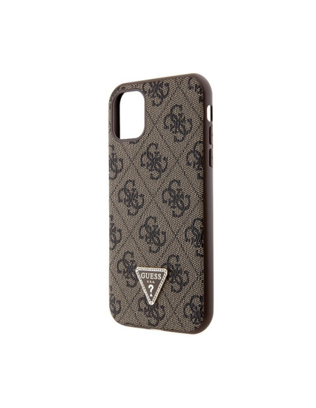 Etui Do iPhone 11 Guess Crossbody 4G Metal Logo Brązowy