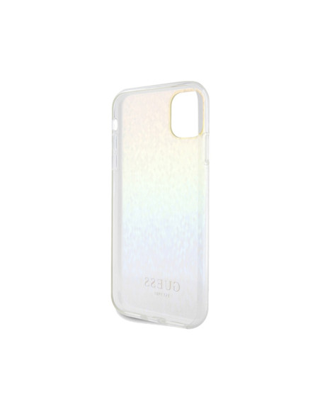 Etui Do iPhone 11 Guess IML Faceted Mirror Disco Iridescent Wielokolorowy