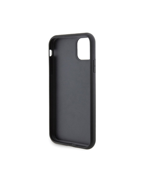 Etui Do iPhone 11 Karl Lagerfeld Gripstand Saffiano Choupette Pins Czarny
