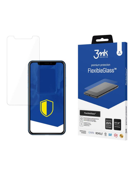 Szkło hybrydowe do iPhone XR 3mk FlexibleGlass