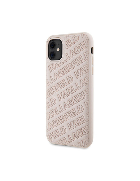 Etui Do iPhone 11 Karl Lagerfeld Quilted K Pattern Różowy