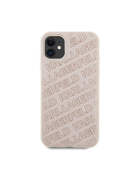 Etui Do iPhone 11 Karl Lagerfeld Quilted K Pattern Różowy