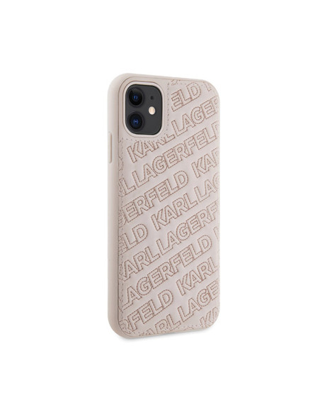 Etui Do iPhone 11 Karl Lagerfeld Quilted K Pattern Różowy