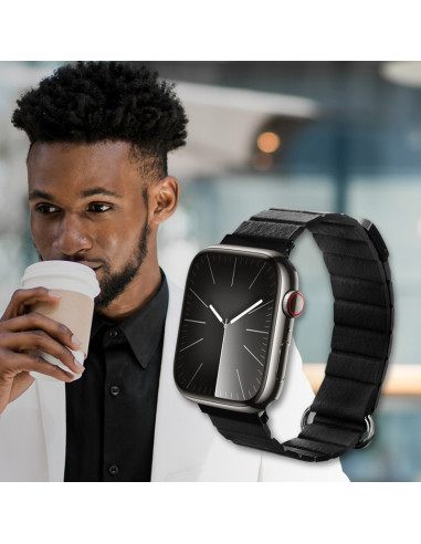 Skórzany pasek magnetyczny Apple Watch...