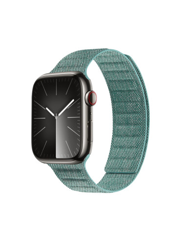 Pasek magnetyczny do Apple Watch 42/44/45/49 mm Crong Melange Zielony