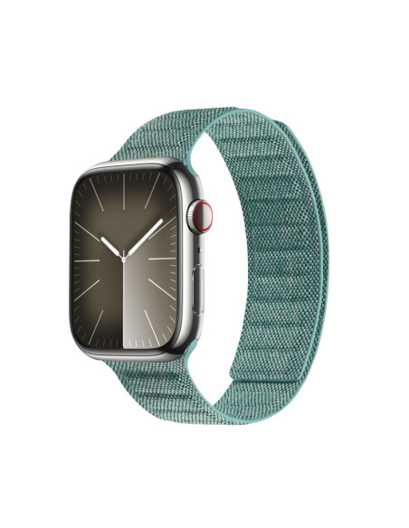 Pasek magnetyczny do Apple Watch 42/44/45/49 mm Crong Melange Zielony