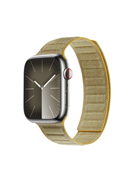 Pasek magnetyczny do Apple Watch 38/40/41 mm Crong Melange Żółty