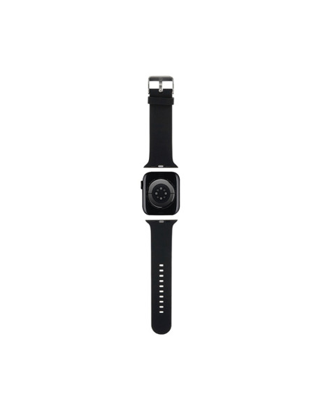 Pasek do Apple Watch 38/40/41 mm Karl Lagerfeld 3D Rubber Choupette Head NFT Czarny