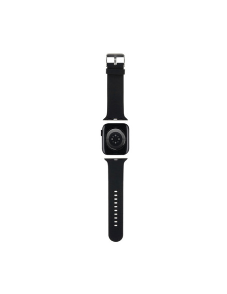 Pasek do Apple Watch 38/40/41 mm Karl Lagerfeld 3D Rubber Karl & Choupette Heads NFT Biały