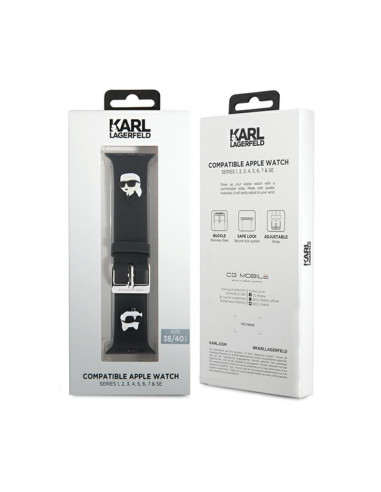 Pasek do Apple Watch 38/40/41 mm Karl Lagerfeld...