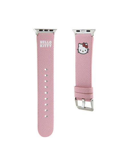 Pasek do Apple Watch 38/40/41 mm Hello Kitty Strap Kitty Head Różowy