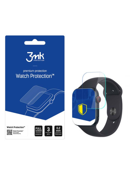 3x Folia ochronna do Apple Watch SE 2022 40mm 3mk Watch Protection ARC+