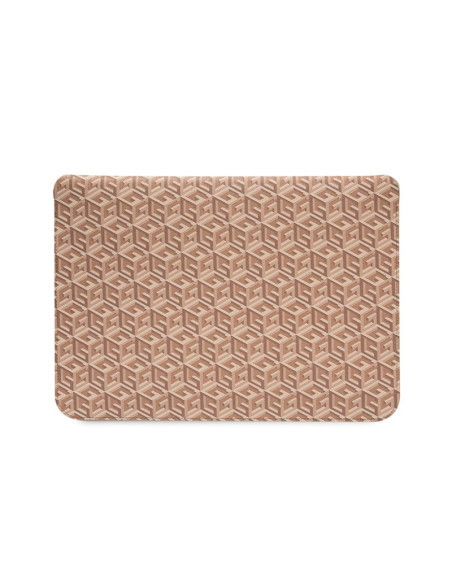 Etui Do na notebooka 16" Guess GCube Stripes Computer Sleeve Brązowy