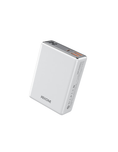 Powerbank 10000 mAh Super Fast Charging USB-C PD 20W + 2x USB-A QC3.0 22.5W WEKOME WP-27 Tint Series Biały