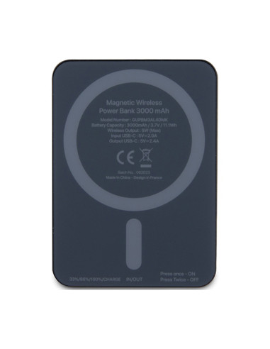 Powerbank indukcyjny 3000 mAh 5W MagSafe Guess...