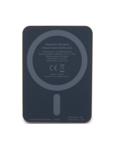 Powerbank indukcyjny 3000 mAh 5W MagSafe Guess...