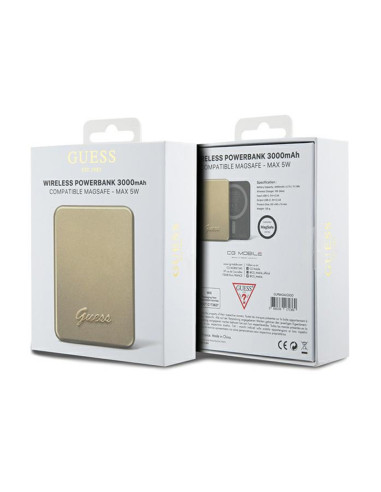 Powerbank indukcyjny 3000 mAh 5W MagSafe Guess...