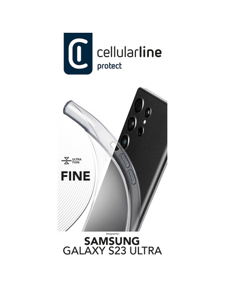 Etui Do Samsung Galaxy S23 Ultra Cellularline Fine Przezroczysty