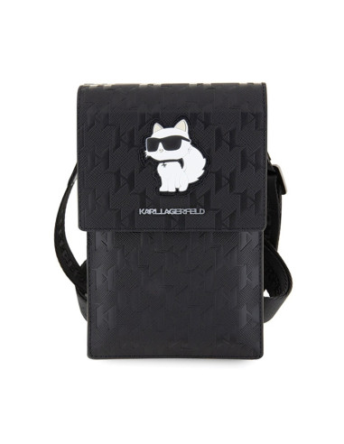 Torebka crossbody na telefon Karl Lagerfeld...