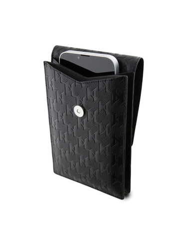 Torebka crossbody na telefon Karl Lagerfeld...
