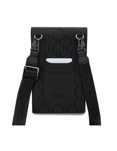 Torebka crossbody na telefon Karl Lagerfeld...