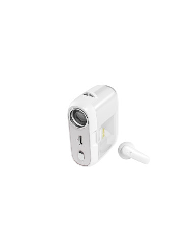 Bezprzewodowe Słuchawki Bluetooth V5.3 TWS Z Etui Ładującym Z Funkcją Projektora Wekome S28 Pop Digital Series Biały