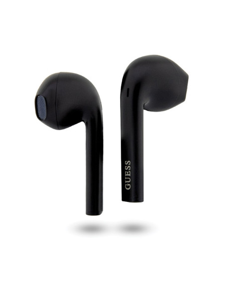 Słuchawki TWS + Etui Ładujące Guess True Wireless Script Logo BT5.3 Czarny