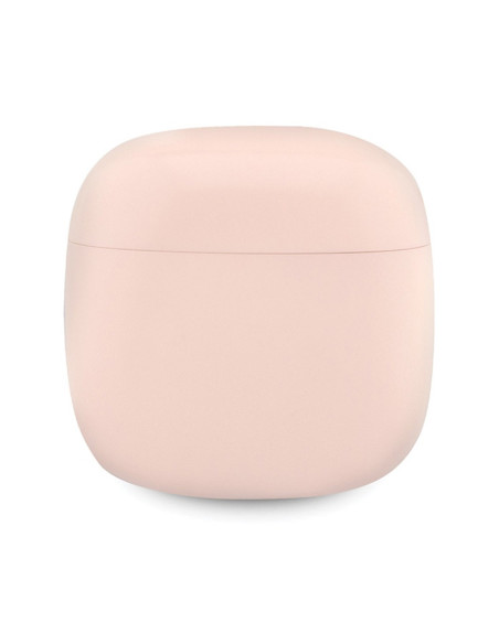 Słuchawki TWS + Etui Ładujące Guess True Wireless Script Logo BT5.3 Różowy