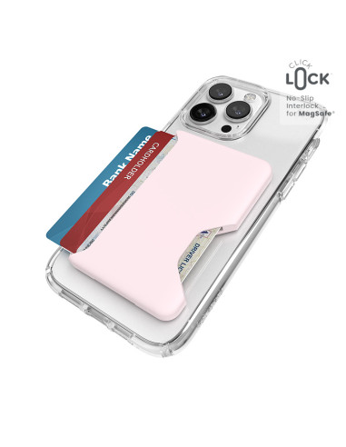 Magnetyczny portfel MagSafe Speck ClickLock Wallet For MagSafe Różowy